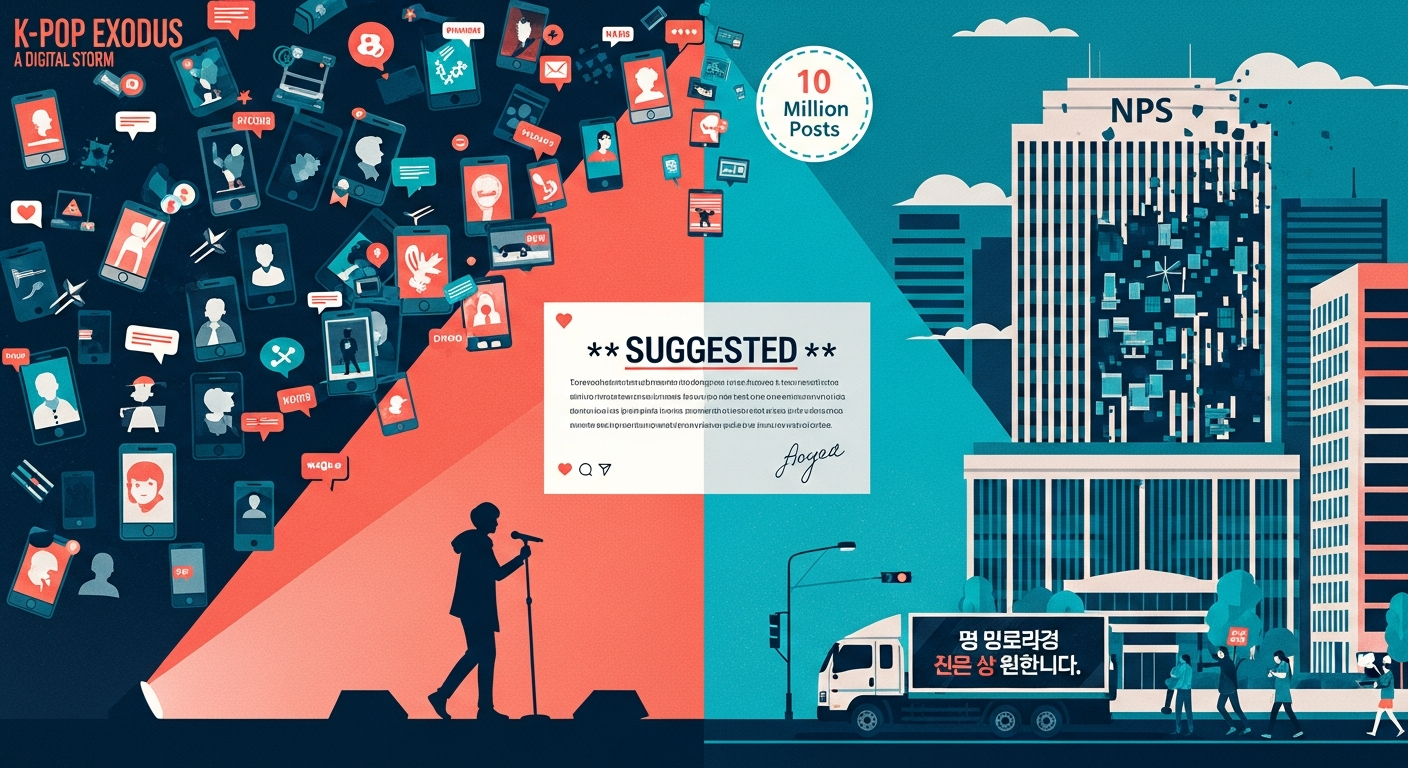 AI 생성 이미지 - ENHYPEN 희승 탈퇴와 K-pop 팬덤